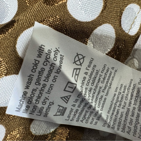 J. Crew Brown and Cream Peplum Tank Top - Picture 6 of 8